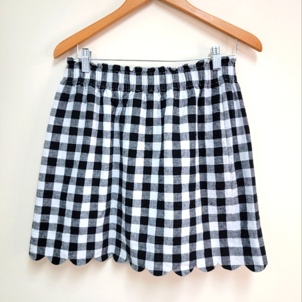 J. Crew black and white skirt